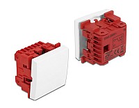 DELOCK module διακόπτης Easy 45 81362, μονός, 1-pole, 2-way, λευκός 81362