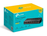 TP-LINK desktop switch LiteWave LS1008G, 8-port 10/100/1000Mbps, Ver 3.0 LS1008G