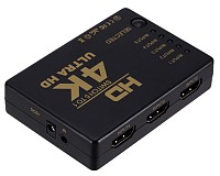 POWERTECH HDMI amplifier switch PTH-052 με τηλεχειριστήριο, 5 σε 1, 4K PTH-052