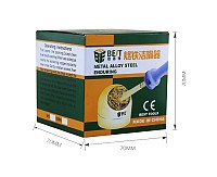 BEST Καθαριστικό μύτης κολλητηριού με συρμάτινο σφουγγάρι BST-TIPC