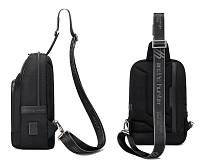 ARCTIC HUNTER τσάντα Crossbody XB00116 με θήκη για tablet, 7L, μαύρη XB00116-BK