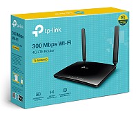 TP-LINK Wireless N Router TL-MR6400, 4G LTE, Wi-Fi 300Mbps, Ver. 4.0 TL-MR6400