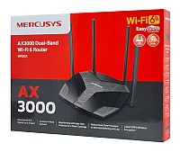MERCUSYS router MR80X, Wi-Fi 6, 3Gbps AX3000, Dual Band MR80X