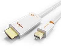 CABLETIME καλώδιο mini DisplayPort σε HDMI CT-03G4K60, 4K, 1.8m, λευκό 5210131038741
