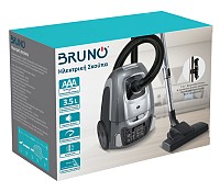 BRUNO ηλεκτρική σκούπα BRN-0136, 800W, 3.5lt, γκρι BRN-0136
