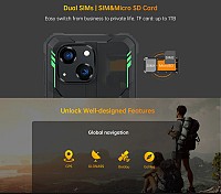 OUKITEL smartphone WP32, 6, 4/128GB, IP68/IP69K, 6300mAh, μαύρο WP32-BK