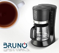 BRUNO καφετιέρα φίλτρου BRN-0086, 680W, έως 12 φλυτζάνια, 1.2L, μαύρη BRN-0086