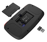 RIITEK ασύρματο mini πληκτρολόγιο i4, backlit, Bluetooth & 2.4GHz, μαύρο RT-MINII4