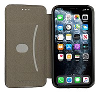 VENNUS Θήκη Βook Elegance VNS-0048 για iPhone 14 Plus, μαύρη VNS-0048