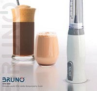 BRUNO Μιξεράκι χειρός BRN-0090, 25W, καπάκι δοσομετρητής, λευκό BRN-0090