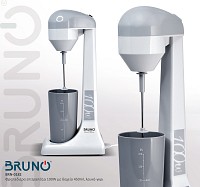 BRUNO Φραπεδιέρα επιτραπέζια BRN-0182 100W με δοχείο 450ml, λευκή-γκρι BRN-0182
