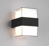 POWERTECH LED φωτιστικό τοίχου HLL-0159, 14W, 4000K, 1120lm, IP65, μαύρο HLL-0159