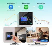 SONOFF smart panel ελέγχου NSPanel Pro, οθόνη αφής, Wi-Fi, Zigbee, μαύρο NSPANEL86PB