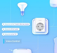 TP-LINK smart αντάπτορας ρεύματος TAPO-P100, Wi-Fi, ΒΤ, 4τμχ, Ver. 1.0 TAPO-P100-4