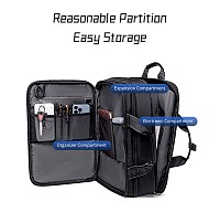 ARCTIC HUNTER τσάντα πλάτης B00540 με θήκη laptop 15.6, 18L, μαύρη B00540-BK