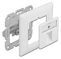 DELOCK Wall Outlet για Keystone 86981, 1 Port 86981