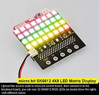KEYESTUDIO SK6812 4x8 LED dot matrix shield KS0315 για Micro:bit KS0315
