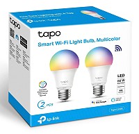 TP-LINK Smart λάμπα LED TAPO-L530E WiFi, 8.7W E27, 2500K-6500K RGB, 2τμχ TAPO-L530E-2PACK