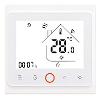 Smart θερμοστάτης αερίου BHT-002-GCLWDB, WiFi, dual band, λευκός BHT-002-GCLWDB