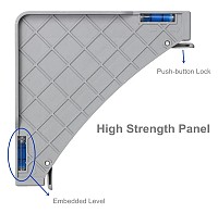 Βάση λευκών συσκευών TOOL-0072, με ρόδες, ρυθμιζόμενη, max 400kg, γκρι TOOL-0072
