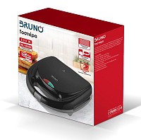 BRUNO τοστιέρα BRN-0167, 2 θέσεων, 800W, αντικολλητικές πλάκες, μαύρη BRN-0167