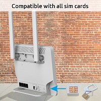 STRONG router 4G+ROUTER1200, 4G LTE 300Mbps, WiFi 1200Mbps, LAN 1000Mbps 4G+ROUTER1200