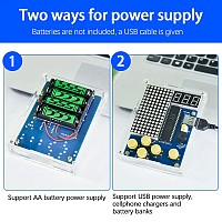 KEYESTUDIO 51 Microcontroller Game Boy 60720213 για Arduino, 4 παιχνίδια 60720213