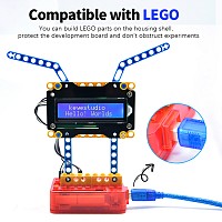 KEYESTUDIO θήκη για Arduino UNO R3 67800277, συμβατή με LEGO, μαύρη 67800277