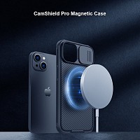 NILLKIN θήκη CamShield Pro Magnetic για iPhone 14 Plus, μαύρη 6902048248458