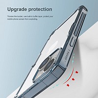 NILLKIN θήκη Nature Pro για Apple iPhone 14 Plus, μπλε & διάφανη 6902048248540