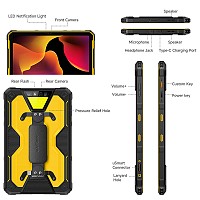 ULEFONE tablet Armor Pad 2, 11 8/256GB, 18600mAh, IP68/IP69K, 4G, μαύρο ARMORPAD2-BK