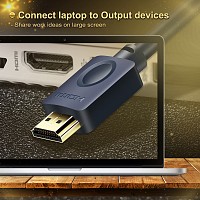 CABLETIME καλώδιο HDMI AV540-HE2G με Ethernet, 4K/60Hz, 18 Gbps, 1m, μπλε AV540-HE2G-DB1