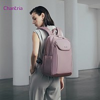 CHANTRIA γυναικεία τσάντα πλάτης CB00638 με θήκη laptop 15.6, 20.2L, μωβ CB00638-PU