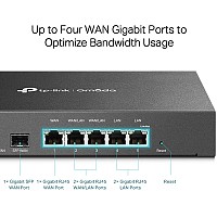 TP-LINK Gigabit VPN Router ER7206, 5x Gigabit & 1x SFP port, Ver. 1.0 ER7206