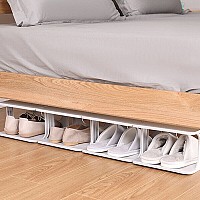HOME USE παπουτσοθήκη HUH-0154, 4 θέσεων, 24.5x26.5x45cm, γκρι HUH-0154