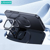 USAMS θήκη Geying US-BH856 για iPhone 15 Plus, διάφανη/μαύρη IP15MGY01