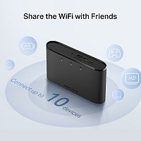 MERCUSYS router MT110, 4G LTE, WiFi 150 Mbps, 2200mAh, Ver. 1.0 MT110