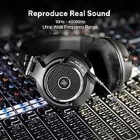 ONEODIO headset Monitor 80, 6.35mm & 3.5mm σύνδεση, Hi-Res, 40mm, μαύρο OA-MONITOR80
