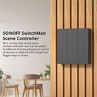 SONOFF smart διακόπτης R5W με 6x πλήκτρα, Wi-Fi, λευκός R5W