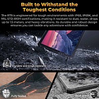 OUKITEL tablet RT9, 10.1, 6/256GB, 4G, 11000mAh, IP68/IP69K, μαύρο RT9-BK