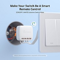 SONOFF smart διακόπτης S-MATE2, 3 κανάλια, μπαταρίας, λευκός S-MATE2