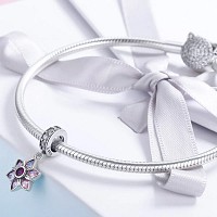 BAMOER σύμβολο Charm SCC840 για βραχιόλι/κολιέ, με ζιρκόνια, ασήμι 925 SCC840