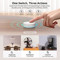SONOFF smart διακόπτης SNZB-01P, μπαταρίας, Zigbee SNZB-01P