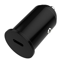 POWERTECH φορτιστής αυτοκινήτου PT-1146, USB-C, 20W PD, μαύρος PT-1146