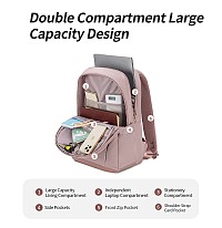 CHANTRIA γυναικεία τσάντα πλάτης CB00638 με θήκη laptop 15.6, 20.2L, μωβ CB00638-PU