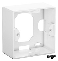 GOOBAY επιτοίχια πρίζα CAT 6a 68572, 2x RJ45, 80x80mm, λευκή 68572