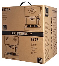 BRIEL μηχανή espresso ES74, 20 bar, μαύρη BRL-ES74A-BK