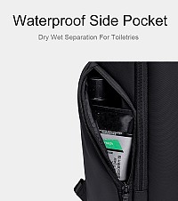 ARCTIC HUNTER τσάντα πλάτης B00554 με θήκη laptop 15.6, 20L, USB, μαύρη B00554-BK