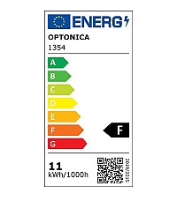 OPTONICA LED λάμπα A60 1354, 10.5W, 6000K, E27, 1055lm OPT-1354