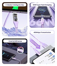 USAMS καλώδιο USB-C σε USB US-SJ636, 66W, 1.2m, μπλε SJ636USB03